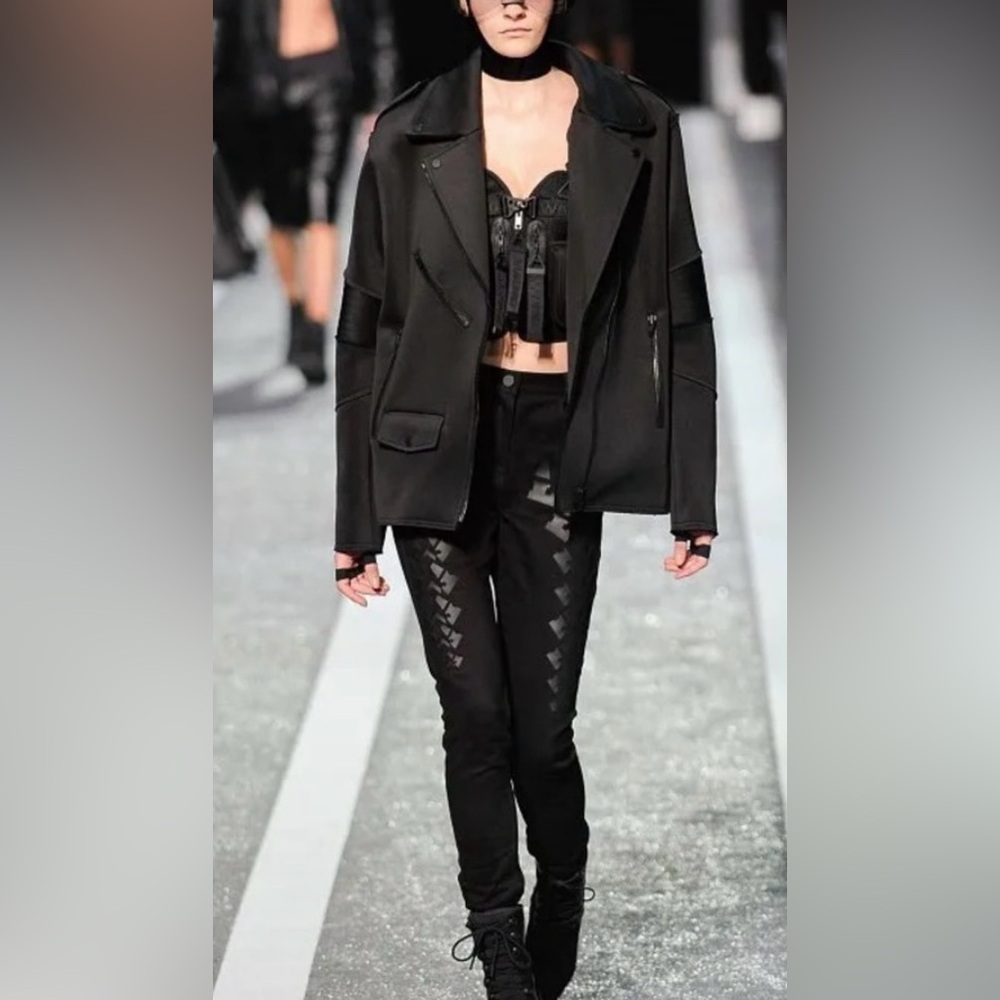 Alexander Wang Wool Blend Jacket – Black Coat - 4